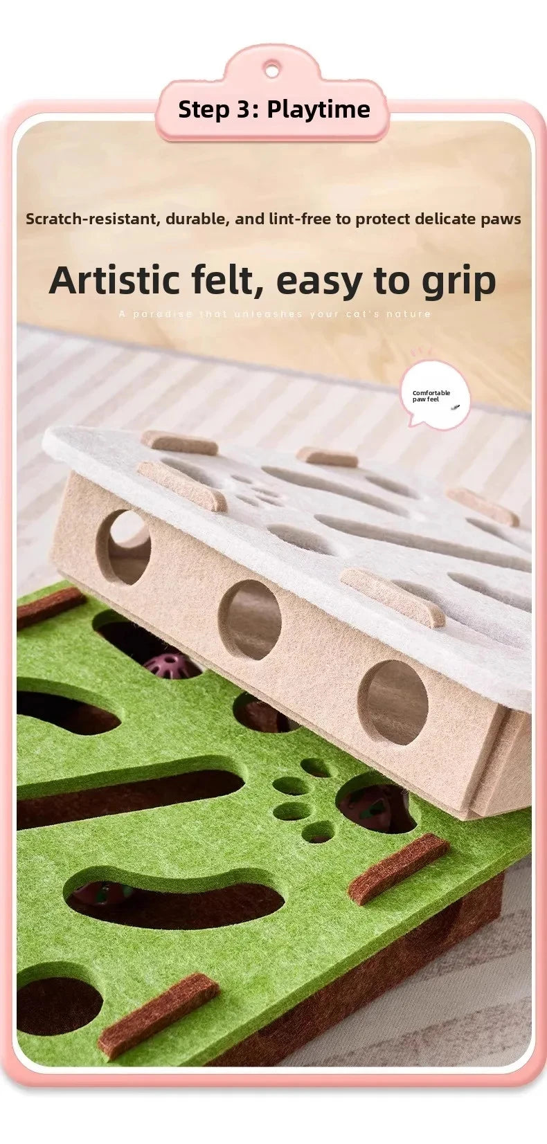 Indoor Cat Enrichment & Hunting Toy