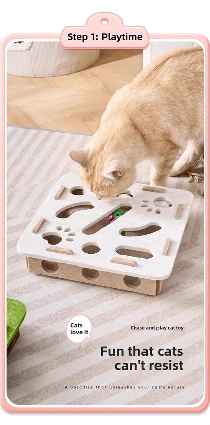 Indoor Cat Enrichment & Hunting Toy