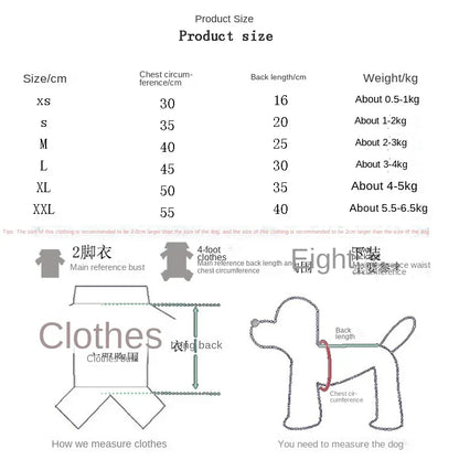 Warm Two-Legged Pet Outfit