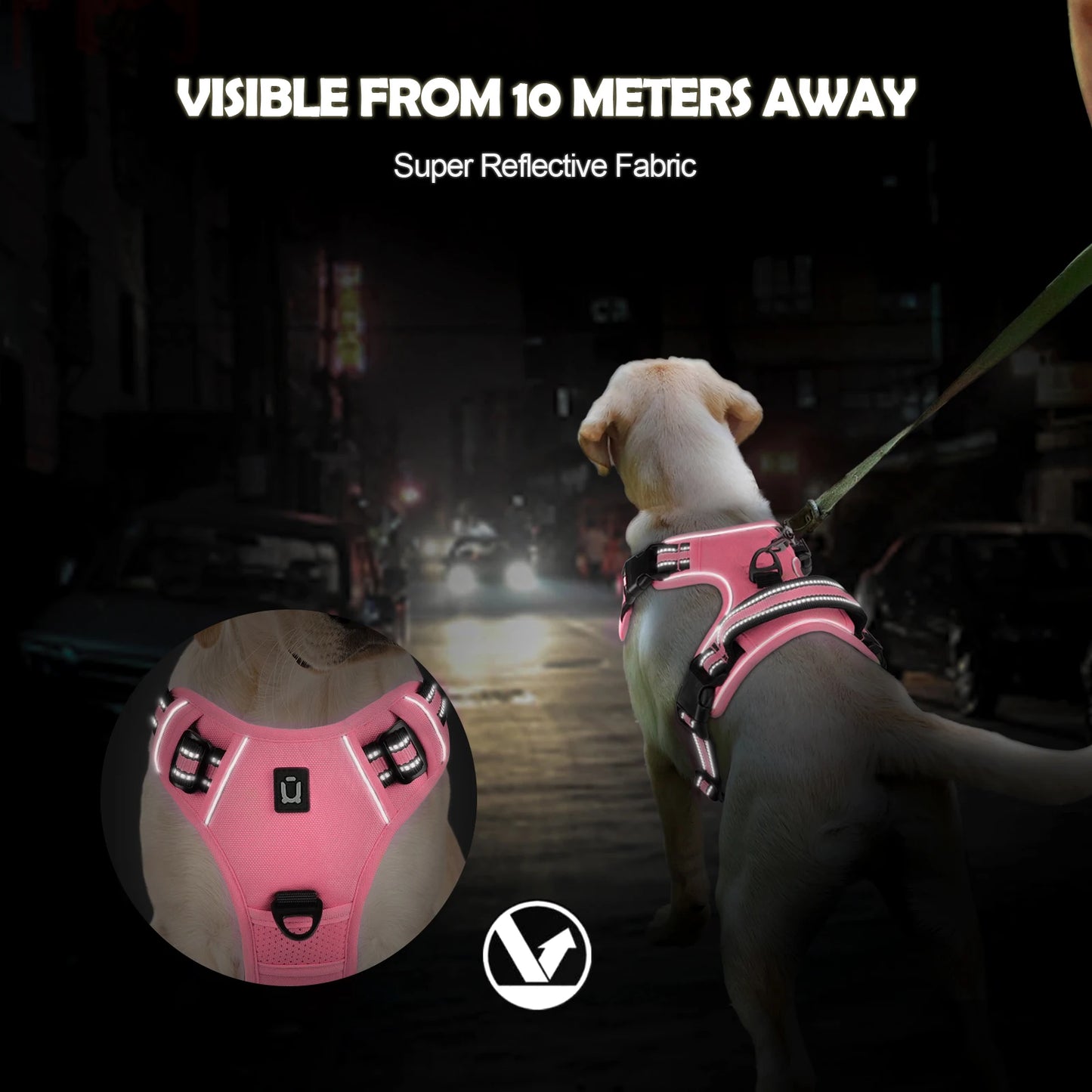 Soft Padded No-Pull Dog Vest Harness