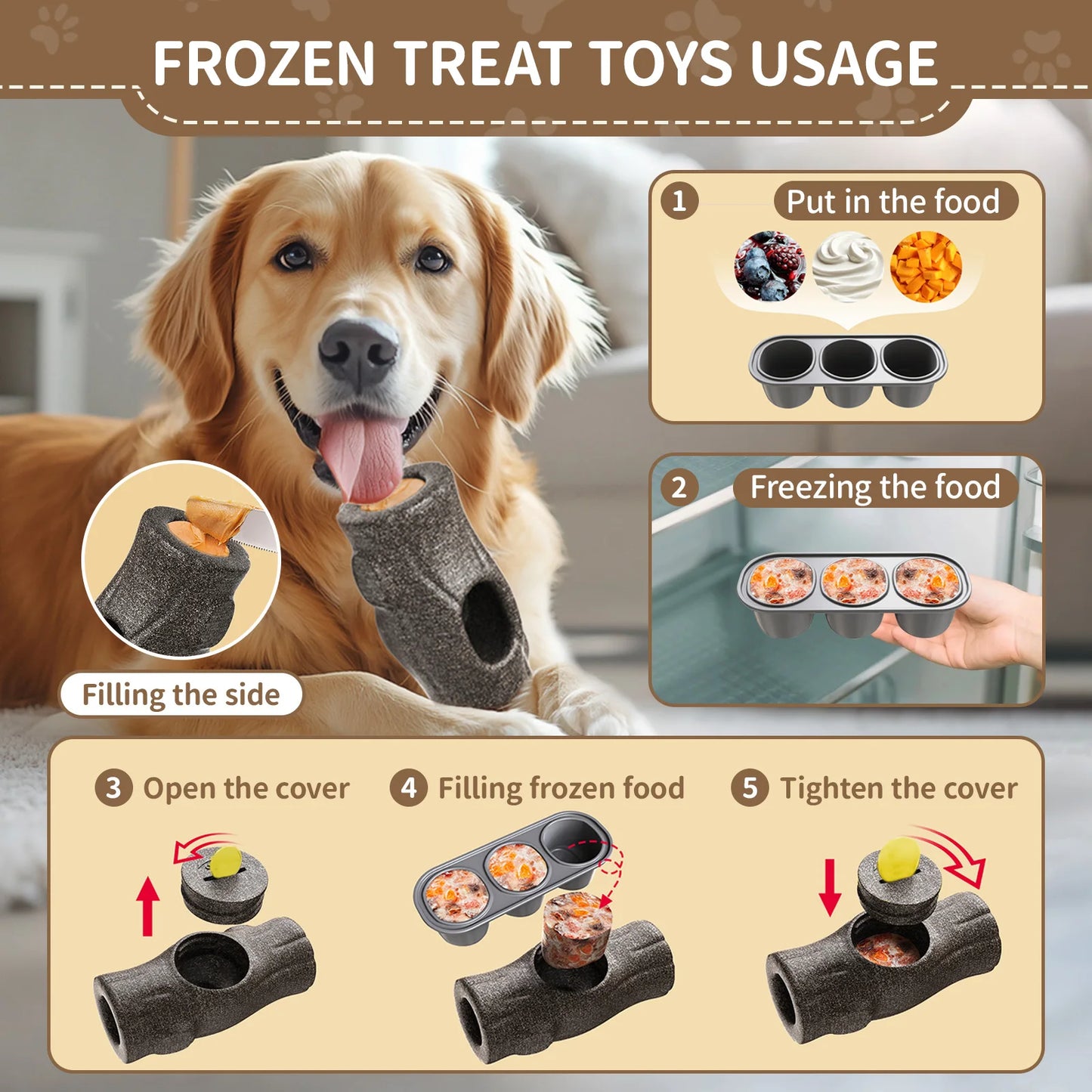 Durable Interactive Dog Toy for Aggressive Chewers