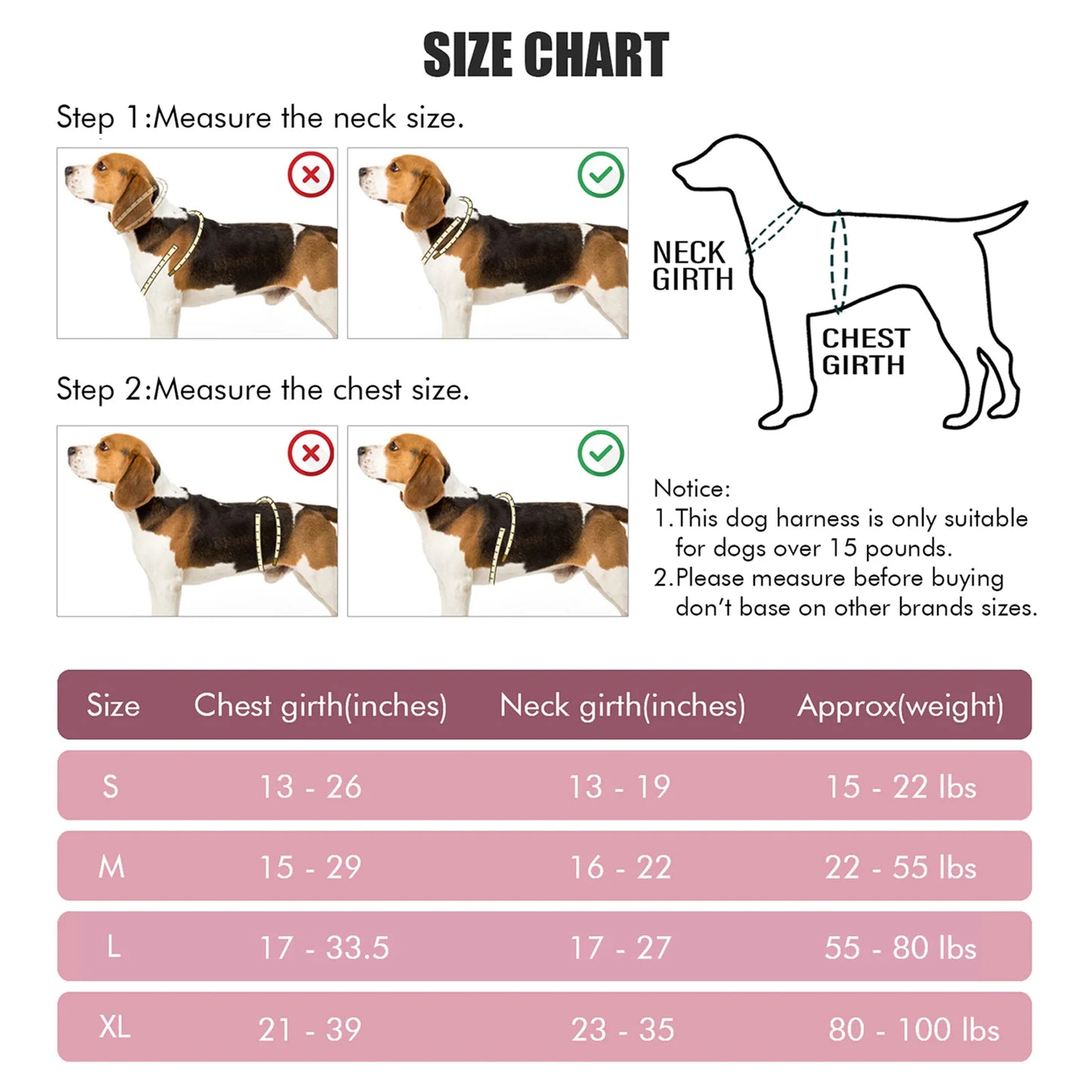 Soft Padded No-Pull Dog Vest Harness