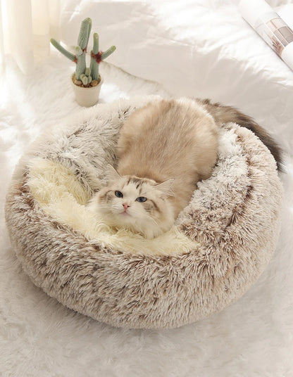 Warm Hooded Pet Sleeping Nest