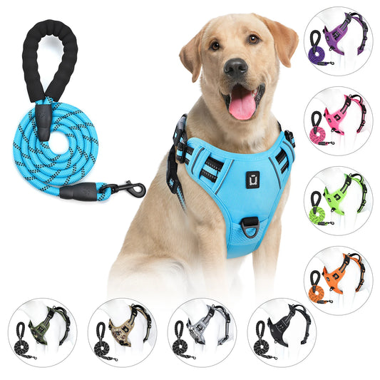 Soft Padded No-Pull Dog Vest Harness