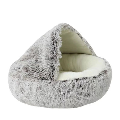 Warm Hooded Pet Sleeping Nest