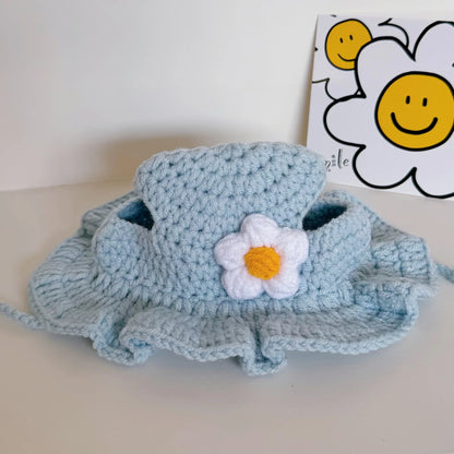 Cute Knitted Pet Hat for Cats & Puppies