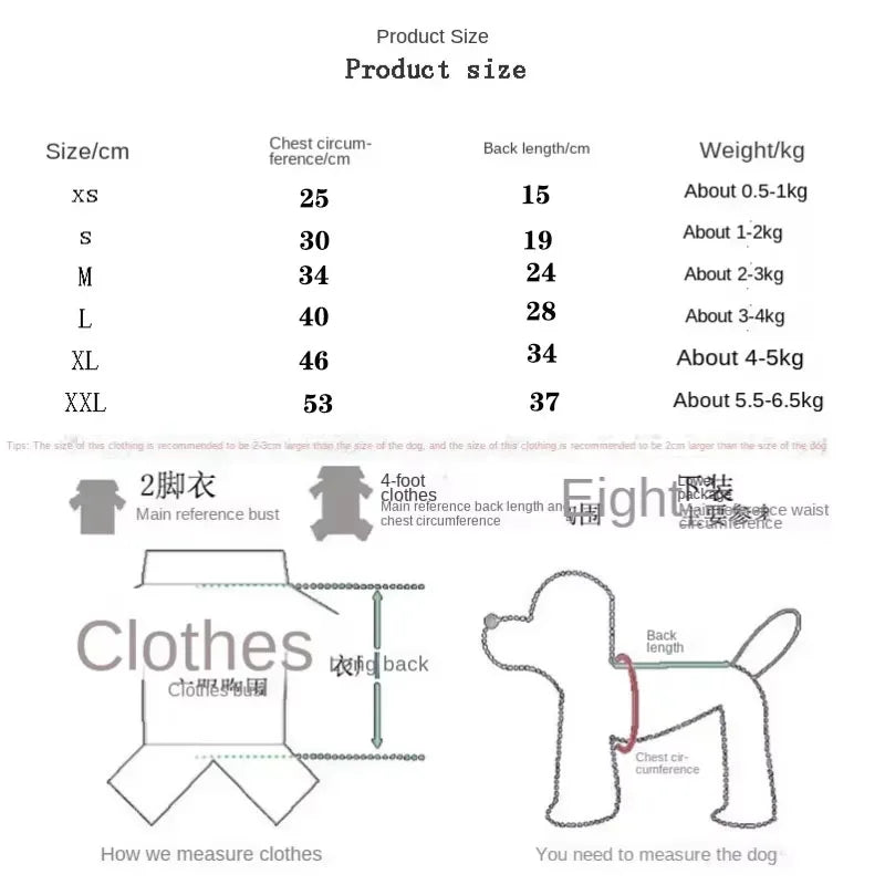 Warm Two-Legged Pet Outfit